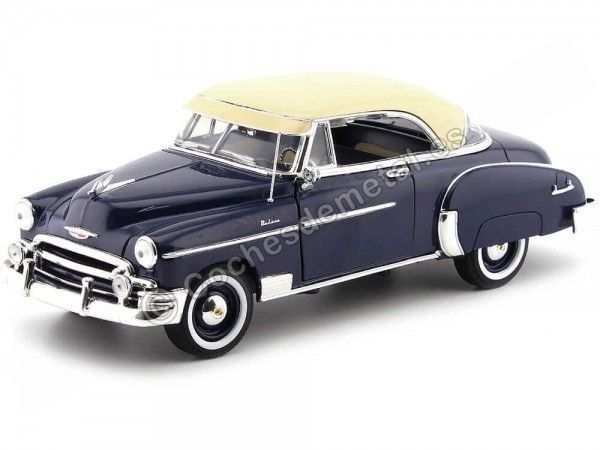 Cochesdemetal.es 1950 Chevrolet Bel Air Hard Top Dark Blue 1:18 Motor Max 73111