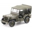 Cochesdemetal.es 1941 Jeep Willys 1-4 Ton Army Truck Cerrado Verde Caqui 1:18 Welly 18055H