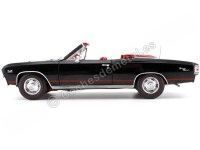 Cochesdemetal.es 1967 Chevrolet Chevelle SS Convertible Tuxedo Black 1:18 Auto World AMM1048