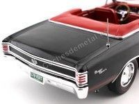 Cochesdemetal.es 1967 Chevrolet Chevelle SS Convertible Tuxedo Black 1:18 Auto World AMM1048