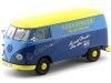 Cochesdemetal.es 1973 Volkswagen T1 Nurnberger Nachcichten Blue-Yellow 1:18 Schuco 450027900