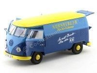 Cochesdemetal.es 1973 Volkswagen T1 Nurnberger Nachcichten Blue-Yellow 1:18 Schuco 450027900