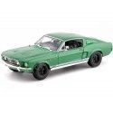 Cochesdemetal.es 1967 Ford Mustang GTA Fastback Verde Oliva 1:18 Maisto 31166