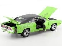 Cochesdemetal.es 1969 Dodge Charger R-T Verde 1:18 Maisto Design 32612