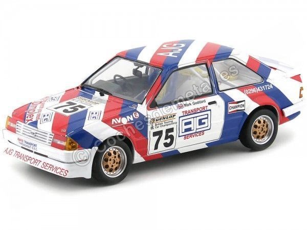 Cochesdememetal.es 1988 Ford Escort Mk3 RS1600I Championnat de voiture de tournée britannique 1:18 Sun Star 4966