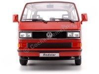 Cochesdemetal.es 1993 Volkswagen Bus T3 Red Star Rojo 1:18 KK-Scale KKDC180203