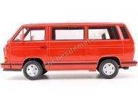 Cochesdemetal.es 1993 Volkswagen Bus T3 Red Star Rojo 1:18 KK-Scale KKDC180203