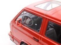 Cochesdemetal.es 1993 Volkswagen Bus T3 Red Star Rojo 1:18 KK-Scale KKDC180203