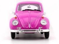 Cochesdemetal.es 1967 Volkswagen Beetle Rosa-Blanco 1:18 Greenlight 13512