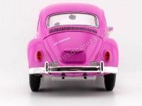 Cochesdemetal.es 1967 Volkswagen Beetle Rosa-Blanco 1:18 Greenlight 13512