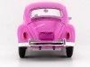 Cochesdemetal.es 1967 Volkswagen Beetle Rosa-Blanco 1:18 Greenlight 13512