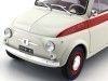 Cochesdemetal.es 1960 Fiat 500 L Nuova Sport Beige-Rojo 1:18 Solido S1801401