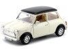 Cochesdemetal.es 1969 Mini Cooper Beige-Negro 1:18 Bburago 12036