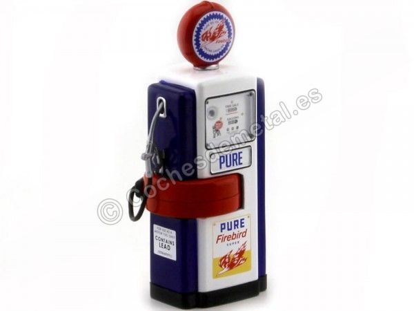 Cochesdemetal.es 1948 Surtidor Wayne 100-A Pompe à gaz Pure Firebird 1:18 Greenlight 14050B