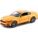 Cochesdemetal.es 2015 Ford Mustang GT 5.0 Orange Fury 1:18 Maisto 31197