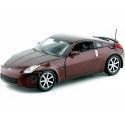 Cochesdemetal.es 2003 Nissan 350Z Coupe Wine Red Metallic 1:18 Auto World AW240