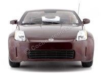 Cochesdemetal.es 2003 Nissan 350Z Coupe Wine Red Metallic 1:18 Auto World AW240