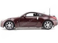 Cochesdemetal.es 2003 Nissan 350Z Coupe Wine Red Metallic 1:18 Auto World AW240