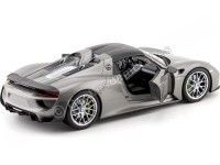 Cochesdemetal.es 2013 Porsche 918 Spyder Cabrio Gris 1:18 Welly 18051