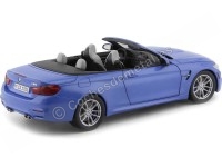 Cochesdemetal.es 2015 BMW M4 F83 Convertible Yas Mina Blue 1:18 Dealer Edition 80432399612