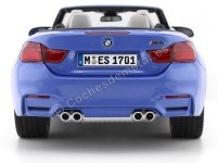 Cochesdemetal.es 2015 BMW M4 F83 Convertible Yas Mina Blue 1:18 Dealer Edition 80432399612