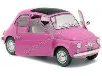 Cochesdemetal.es 1968 Fiat 500 L Pink 1:18 Solido S1801402