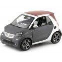 Cochesdemetal.es 2015 Smart Fortwo Cabriolet (A453) Grey/Silver 1:18 Dealer Edition B66960290