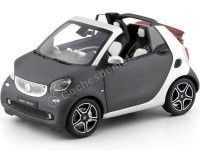 Cochesdemetal.es 2015 Smart Fortwo Cabriolet (A453) Gray / Silver 1:18 Contourneur B66960290