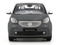 Cochesdemetal.es 2015 Smart Fortwo Cabriolet (A453) Grey/Silver 1:18 Dealer Edition B66960290