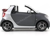 Cochesdemetal.es 2015 Smart Fortwo Cabriolet (A453) Gray / Silver 1:18 Contourneur B66960290