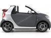 Cochesdemetal.es 2015 Smart Fortwo Cabriolet (A453) Grey/Silver 1:18 Dealer Edition B66960290