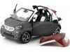 Cochesdemetal.es 2015 Smart Fortwo Cabriolet (A453) Grey/Silver 1:18 Dealer Edition B66960290