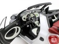 Cochesdemetal.es 2015 Smart Fortwo Cabriolet (A453) Gray / Silver 1:18 Contourneur B66960290
