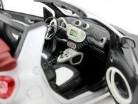 Cochesdemetal.es 2015 Smart Fortwo Cabriolet (A453) Gray / Silver 1:18 Contourneur B66960290