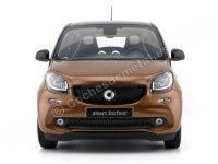 Cochesdemetal.es 2015 Smart Forfour Coupe (W453) Black/Brown 1:18 Dealer Edition B66960299