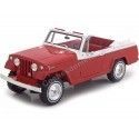 Cochesdemetal.es 1970 Jeep Jeepster Commando Convertible Red-White 1:18 BoS-Models 340