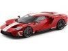 Cochesdemetal.es 2017 Ford GT Rojo con Rayas Blancas 1:18 GT Spirit US008B