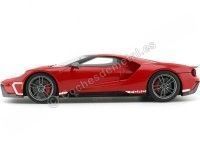 Cochesdemetal.es 2017 Ford GT Rojo con Rayas Blancas 1:18 GT Spirit US008B