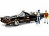 Cochesdemetal.es 1966 TV Series Batmobile con luces, Batman y Robin 1:18 Jada Toys 98625/253216001