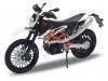 Cochesdemetal.es 2014 KTM 690 Enduro R White-Black 1:18 Welly 12820