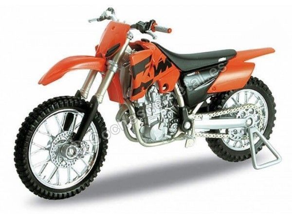 Cochesdemetal.es 2003 KTM 450 SX Racing Orange-Black 1:18 Welly 12814