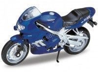 Cochesdemetal.es 2002 Triumph TT600 Blue 1:18 Welly 12177