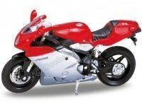 Cochesdemetal.es 2002 MV Agusta F4S Red-Silver 1:18 Welly 12153