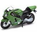 Cochesdemetal.es 2001 Kawasaki Ninja ZX-12R Green 1:18 Welly 12167