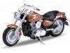 Cochesdemetal.es 2002 Kawasaki Vulcan 1500 Mean Streak Marron 1:18 Welly 12166