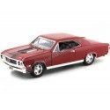 Cochesdemetal.es 1967 Chevrolet Chevelle SS 396 Red-Black 1:18 Motor Max 73104