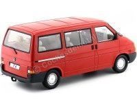 Cochesdemetal.es 1992 Volkswagen T4 Caravelle Microbus Rojo 1:18 KK-Skale 180261