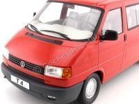 Cochesdemetal.es 1992 Volkswagen T4 Caravelle Microbus Rojo 1:18 KK-Skale 180261