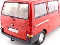 Cochesdemetal.es 1992 Volkswagen T4 Caravelle Microbus Rojo 1:18 KK-Skale 180261