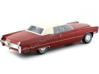 Cochesdemetal.es 1967 Cadillac Coupe DeVille Red-White 1:18 BoS-Models 240